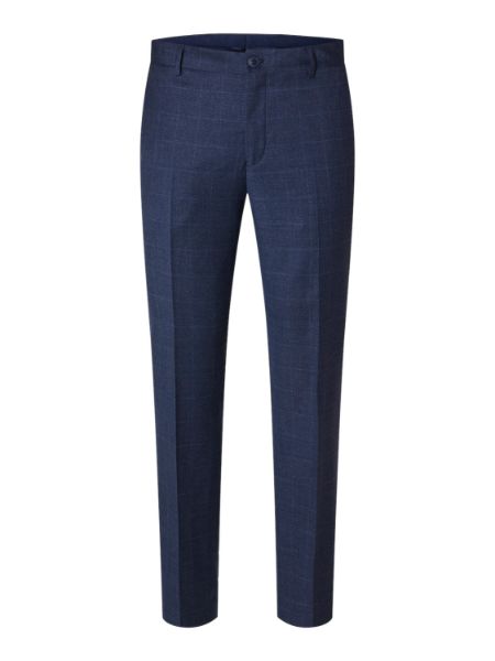 Bilde av Slhslim-neil dark blue check trouser