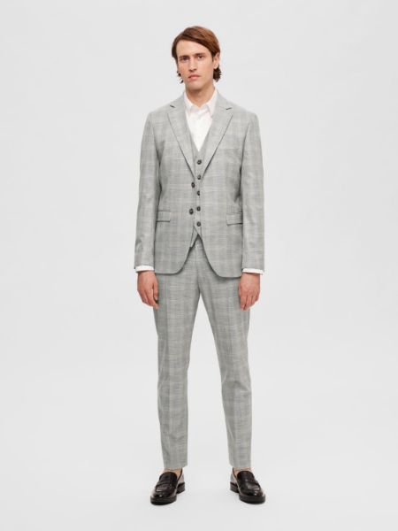 Bilde av Slhslim neil sand check blazer