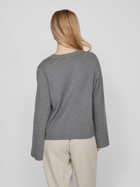 Bilde av ViCassie o-neck ls knit top