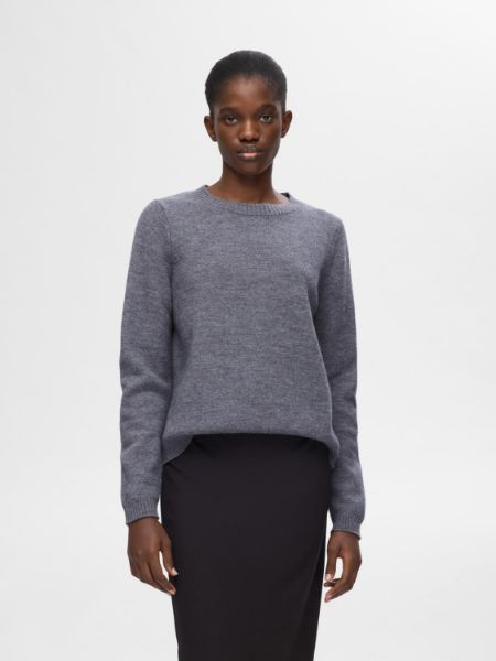 Bilde av SlfAna ls knit wool o-neck