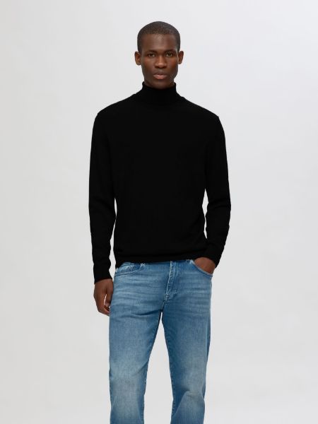 Bilde av SlhTray ls knit merino roll neck 