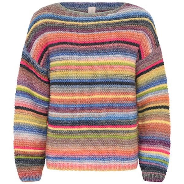 Bilde av Boatneck multicolour jumper