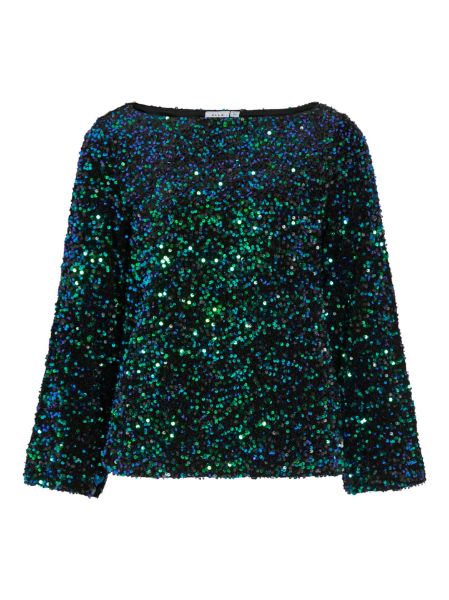 Bilde av ViFaith boat neck l/s sequin top