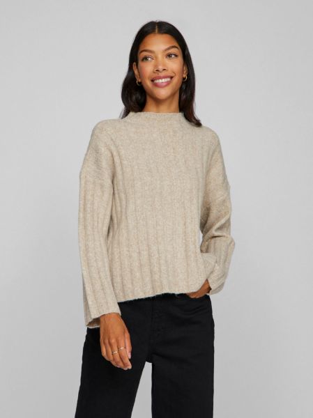 Bilde av ViJaney highneck ls rib knit